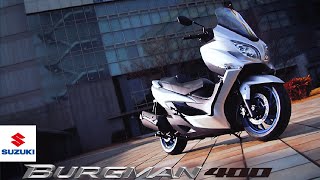 BURGMAN 400 | Official promotional video | The Elegant Athlete | Suzuki