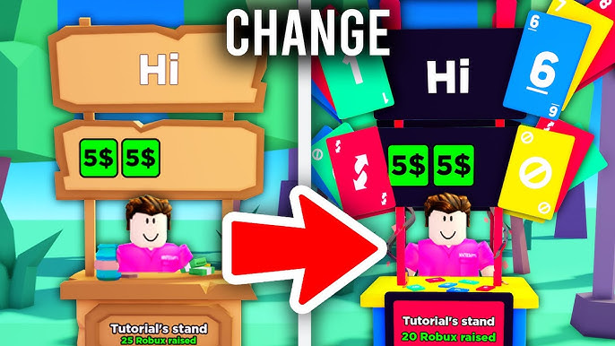 HOW TO CHANGE TEXT COLOUR AND STAND COLOUR IN PLS DONATE IN ROBLOX