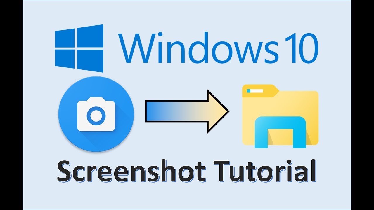 Windows 10 - Screenshots - How to Take a Screenshot - Print Screen in Computer on PC Laptop Tutorial -