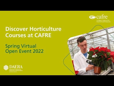 Horticulture Virtual Open Event March 2022