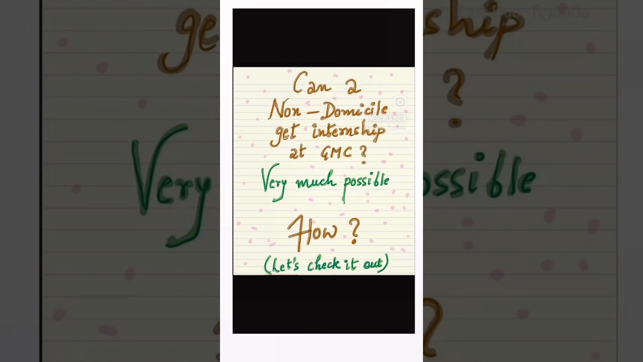 FMG INTERNSHIP REGISTRATION PROCESS FOR M.P 