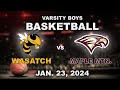 Varsity boys basketball wasatch vs maple mountain jan 23 2024