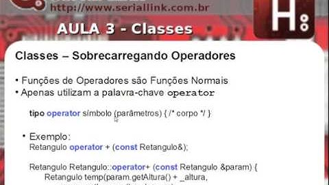 Curso Arduino Pro - Aula 3 - Classes (Parte2) seriallink.com.br