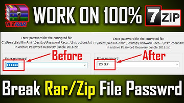 how to Break/Remove winrar zip file password 100% working in Hindi | Urdu