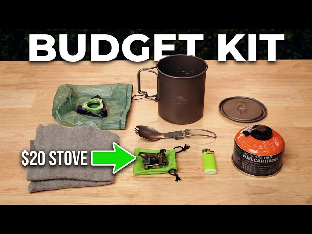 My Budget Ultralight Cook Kit (Under 14oz) - YouTube