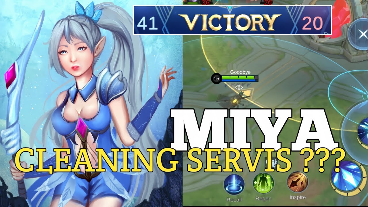 BARU KALI INI MAIN MIYA CUMA JADI CLEANING SERVICE                      • MIYA MLBB •