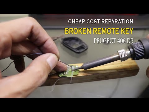 How To Repair Car Remote Key PEUGEOT 406 D9