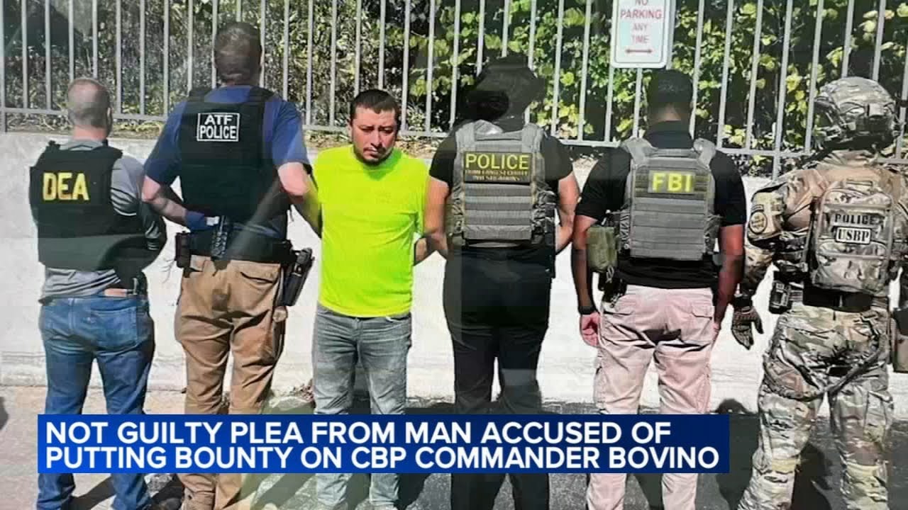 Alleged Chicago gang member charged with putting bounty on Border Patrol chief pleads not guilty