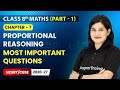 Proportional Reasoning - Most Important Questions I Class 8th Maths | Ch 7 | CBSE 2025-26