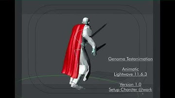 Genomarigging, first Lightwave Setup - Animatic Knightproject :)