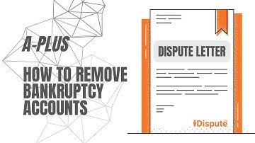 Fast Credit Repair: A-Plus (Verisk) Dispute Bankruptcy Sample Letter (iDispute Template)