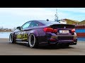 Bmw M4 Liberty Walk from GR8 | Accelerations, revs, sounds