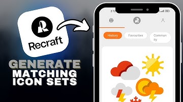How to Generate Matching Icon Sets in Recraft in SECONDS!