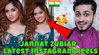 Pakistani Reaction On | Jannat Zubiar instagram reels | Jannat Zubiar latest reels video