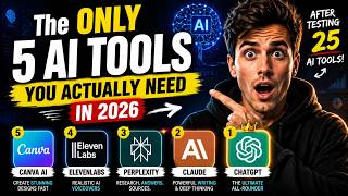 The ONLY 5 AI Tools You Actually Need in 2026