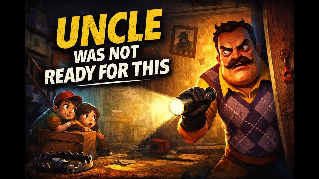 UNCLE WAS NOT READY FOR THIS 😂 PT-1 | Hello Neighbor Gone Wrong