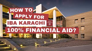 How to fill IBA Karachi Financial aid form | 100% Financial Aid in IBA Karachi | NTHP Scholarship