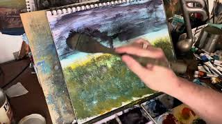 Tornado in Watercolor Timelapse | Art