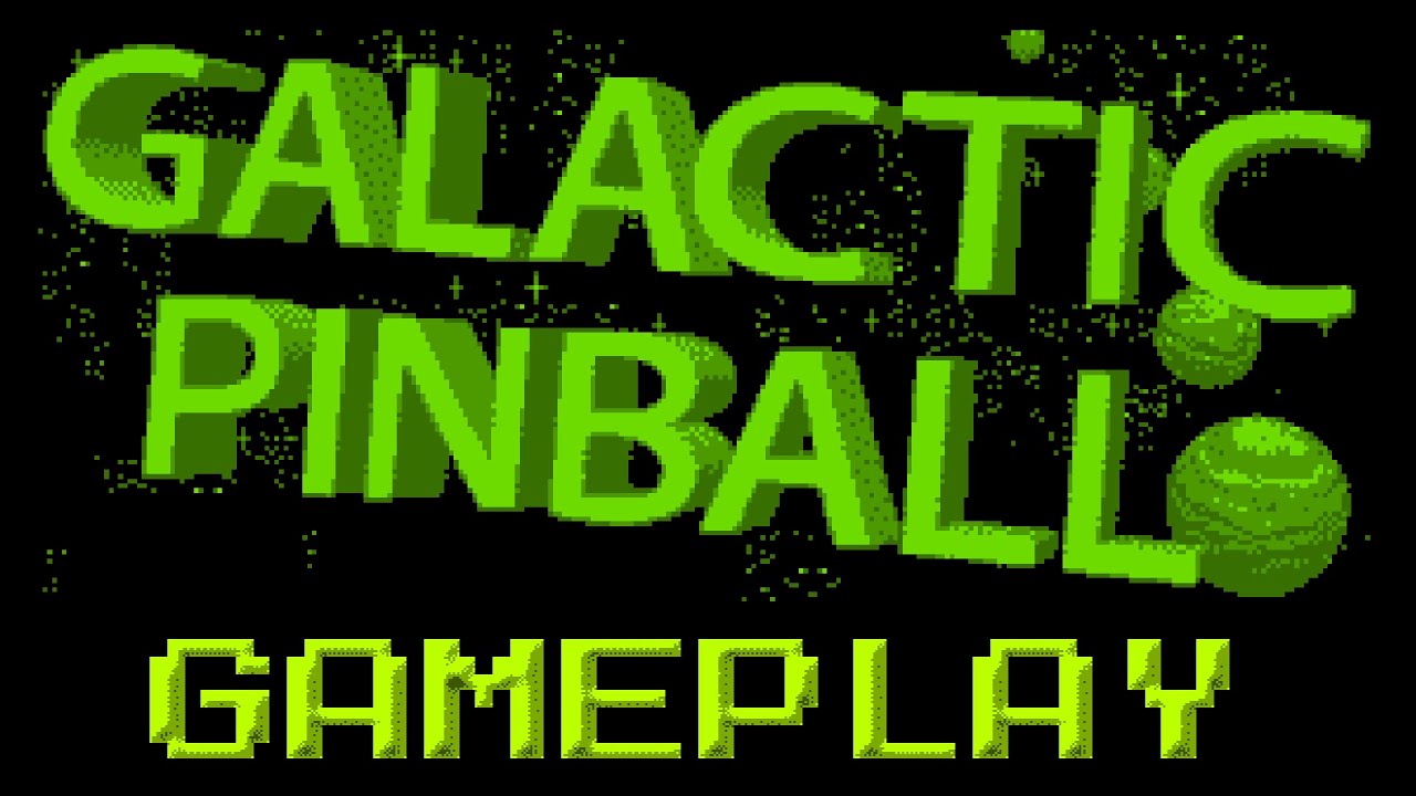 Galactic Pinball 1995 Virtual Boy Gameplay