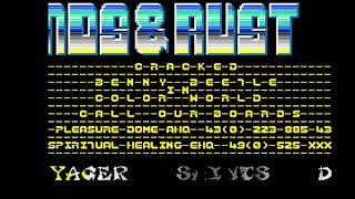 Diamonds An Rust Benny Beetle In Color Land Amiga Cracktro