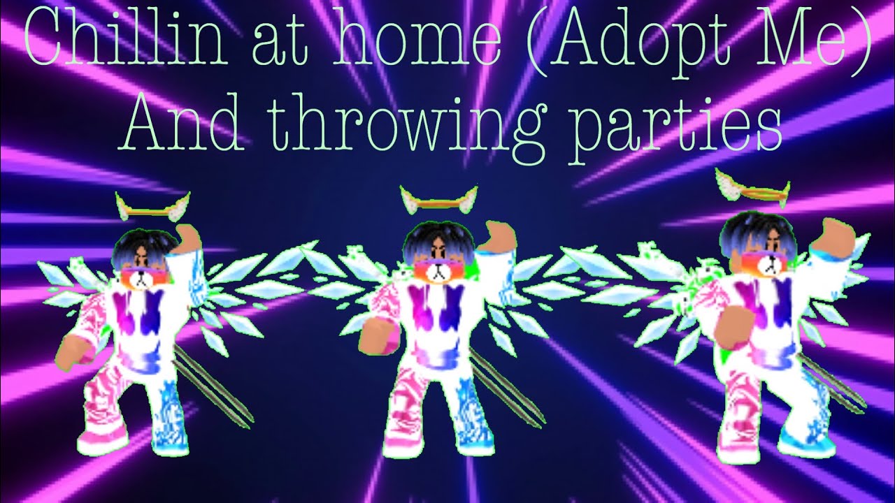 Throwing parties and dancing in adopt me (no editing) YouTube