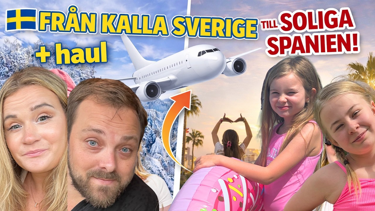 VI FLYGER TILL SPANIEN ✈️ TORREVIEJA 🇪🇸 + 🛍️ FLYGPLATS HAUL
