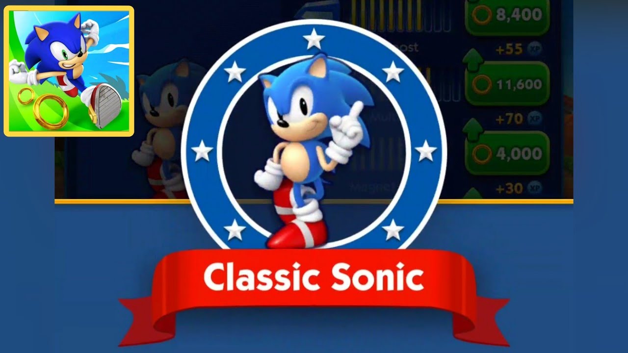 Unlocking sonic. Соник Даш Классик Соник. Sonic Dash Classic Sonic. Соник Классик хироус. Соник Даш Классик Соник гамплэй.