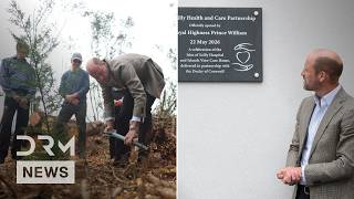 Prince William Opens Hospital Helps Construction And Plants Tree On Scilly | DRM News | AC1F