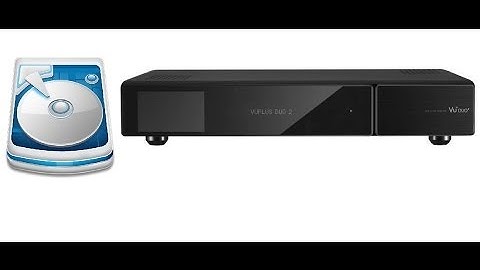 Vu+ Duo 2 Hard Disk Installation 2 TB 3.5 Sata