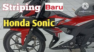 New striping Honda sonic, keren abis