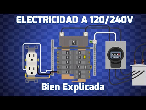 Como funciona la Electricidad en 120V y 240 Voltios - Bien explicada !