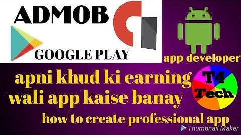 How To Create | Google AdMob Account | and Earn Money From Apps | Tutorial in Urdu/Hindi | t4 tech
