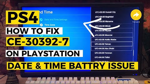 Hoe het batterijprobleem met de datum en tijd van de Ps4 CE-30392-7 te verhelpen 🔋 Probleem opgelost