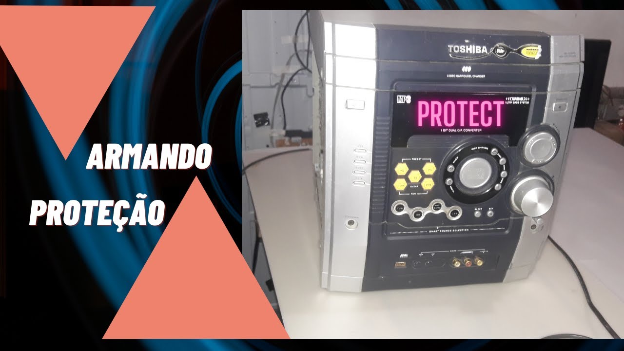 SOM TOSHIBA MS 7513MP3 Armando proteção e não liga.