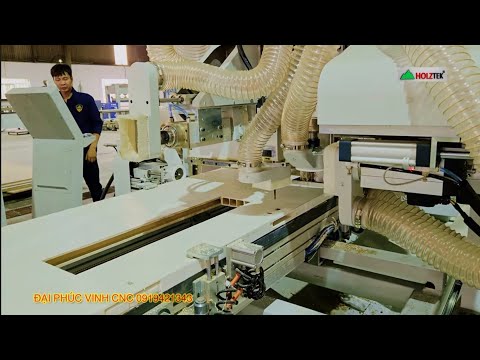 HT-D2800Cnc| Máy Cnc đục ổ khóa phay bản lề cửa Holztek 
