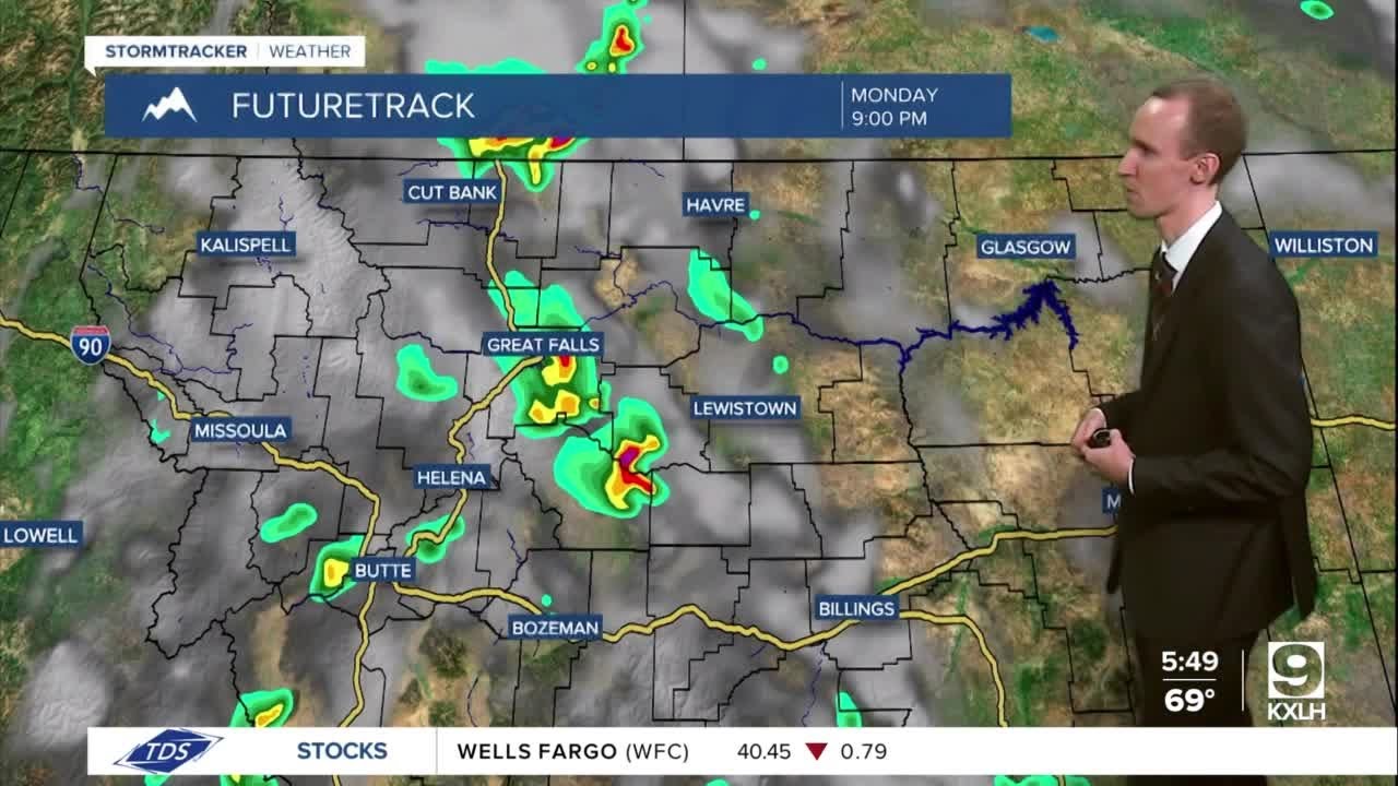 Daily chances of showers and thunderstorms again this week - YouTube