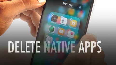 How to Delete Native / Stock Apps on iOS 10