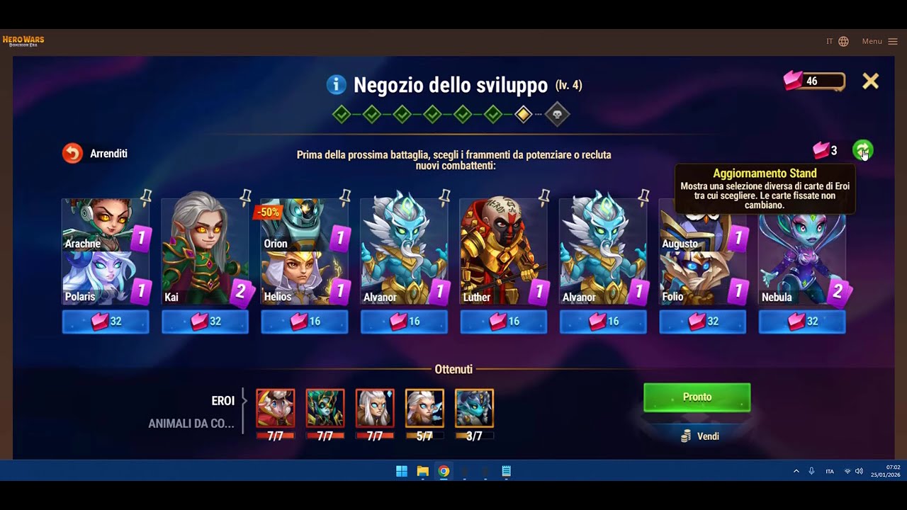 Hero Wars   right Team for level 7 of Fluffy adventure with Full Power   ver 3