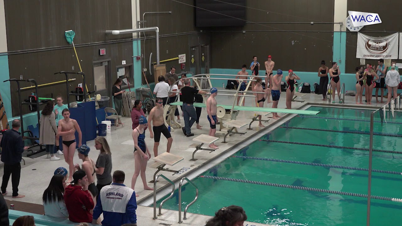 AHS Swim and Dive vs Holliston Medway Dec 18 2017 YouTube