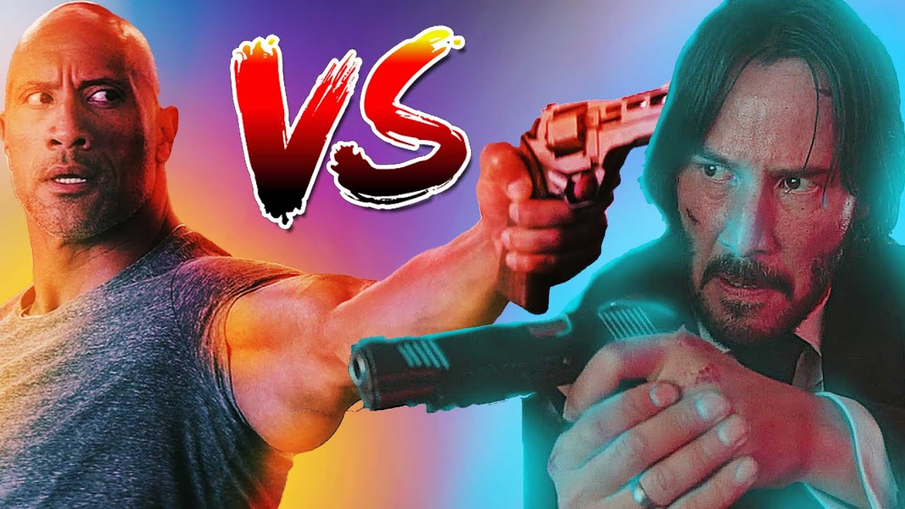 джон уик драка с дуэйном джонсоном