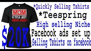 Teespring Tutorial english- How I Made $$$ Selling T-Shirts | HOW I MADE THOUSAND$$ SELLING T SHIRTS