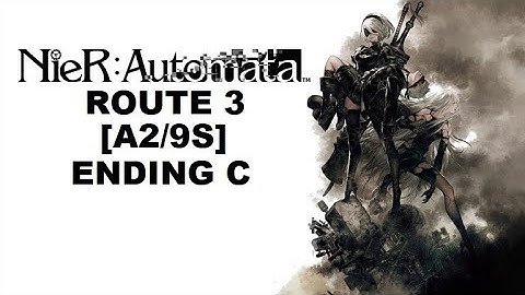 NieR:Automata Route 3 [A2/9S] Ending C Full Walkthrough (No Commentary) @1440p Ultra 60Fps