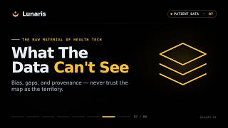 Quality, bias & what the data can't see