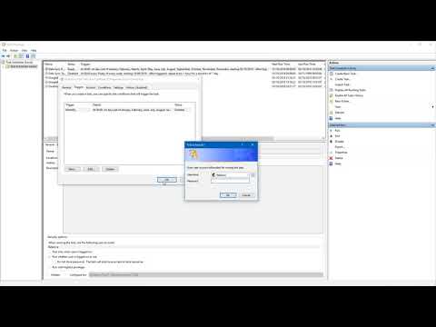 Editing a Scheduled Task