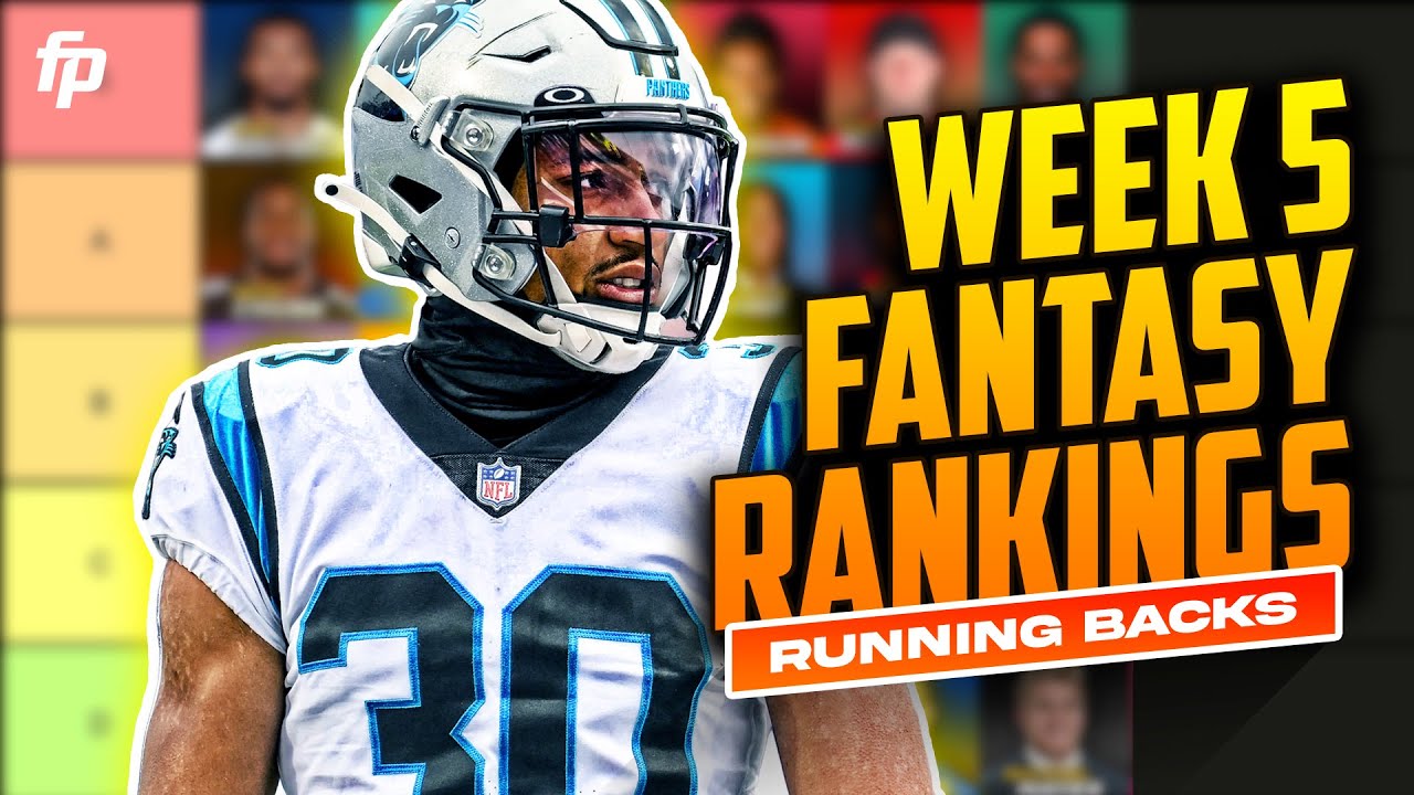 Running Back Rankings: NFL Fantasy Week 5 