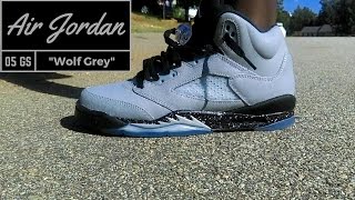 jordan 5 retro wolf grey gs