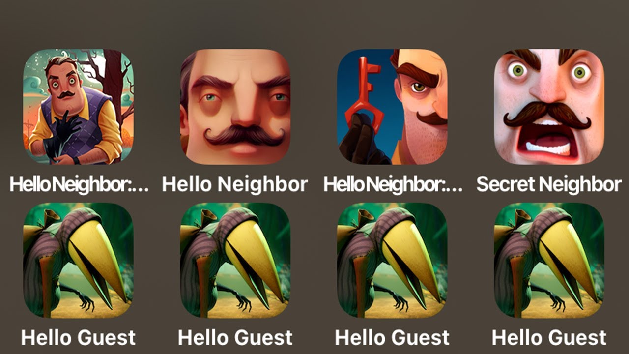 Hello Neighbor Hide & Seek,Hello Neighbor,Hello Neighbor Nicky's Diaries (iOS Android)