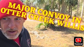 MAJOR CONVOY IN OTTER CREEK WILLIS