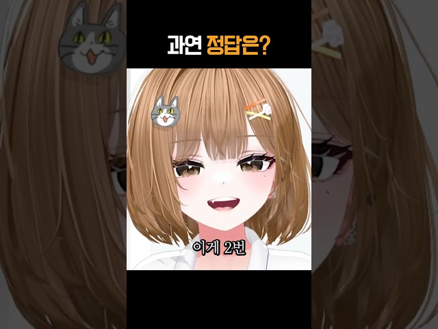 가장 화난 킹냥이를 고르시오 (4점)