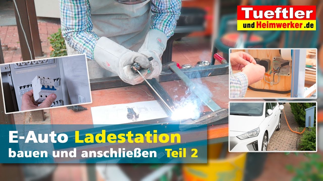 Elektroauto Ladestation Bzw Ladesaule Im Hof Realisierentueftler Und Heimwerker De